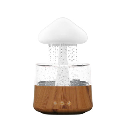 Cloud Rain Ultrasonic Aromatherapy Diffuser and Humidifier with Colorful LED Lighting